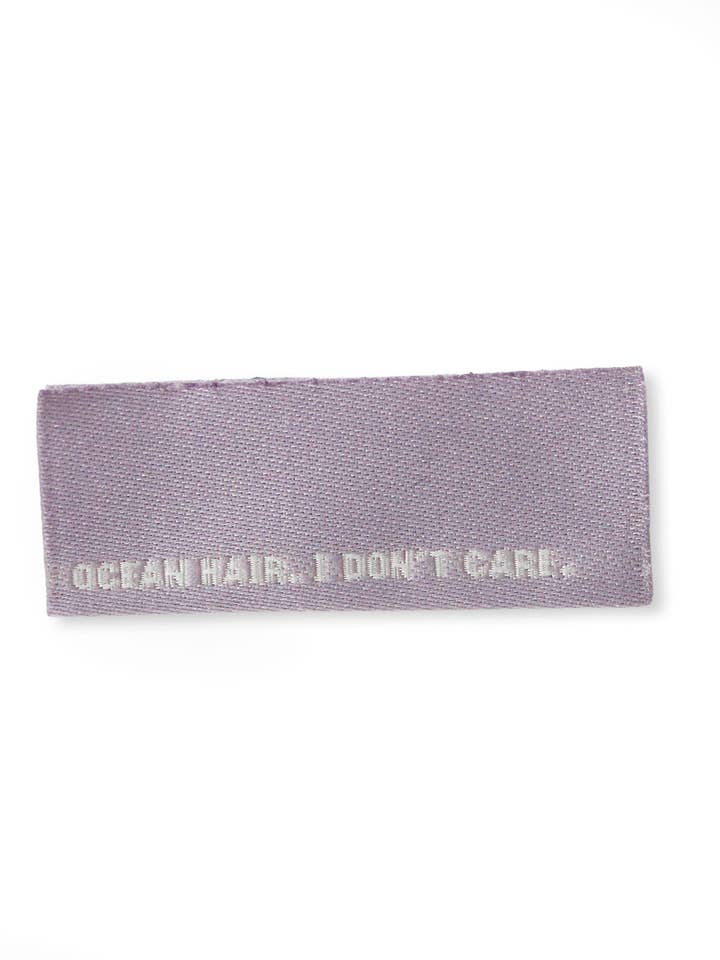 Foldable web label *ocean hair.* for wholesale by Paul und Clara