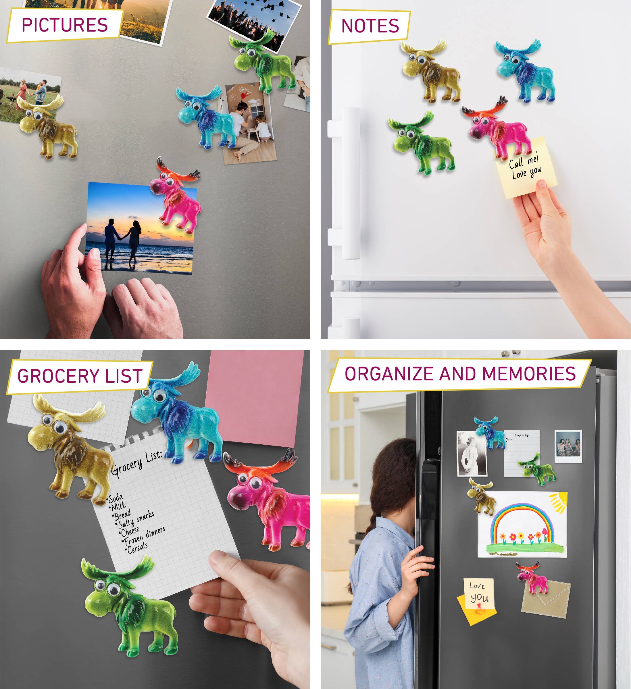 Cota Global - Wholesale Magnet - Bobble-Eye Magnet - Moose2