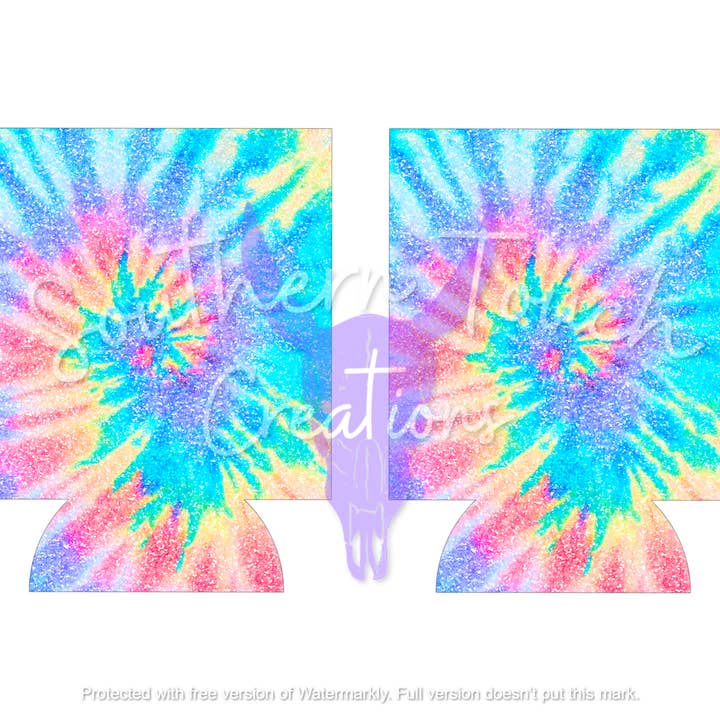 Southern Touch Creations - Wholesale Drink Huggers & Koozies - Tie Dye Can Koozies