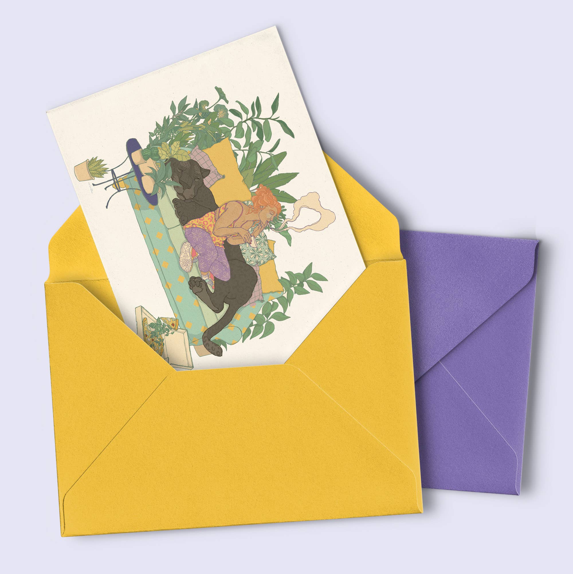 minttu illustrations - Wholesale Postcard - Postcard "Enjoy yourself, again"3