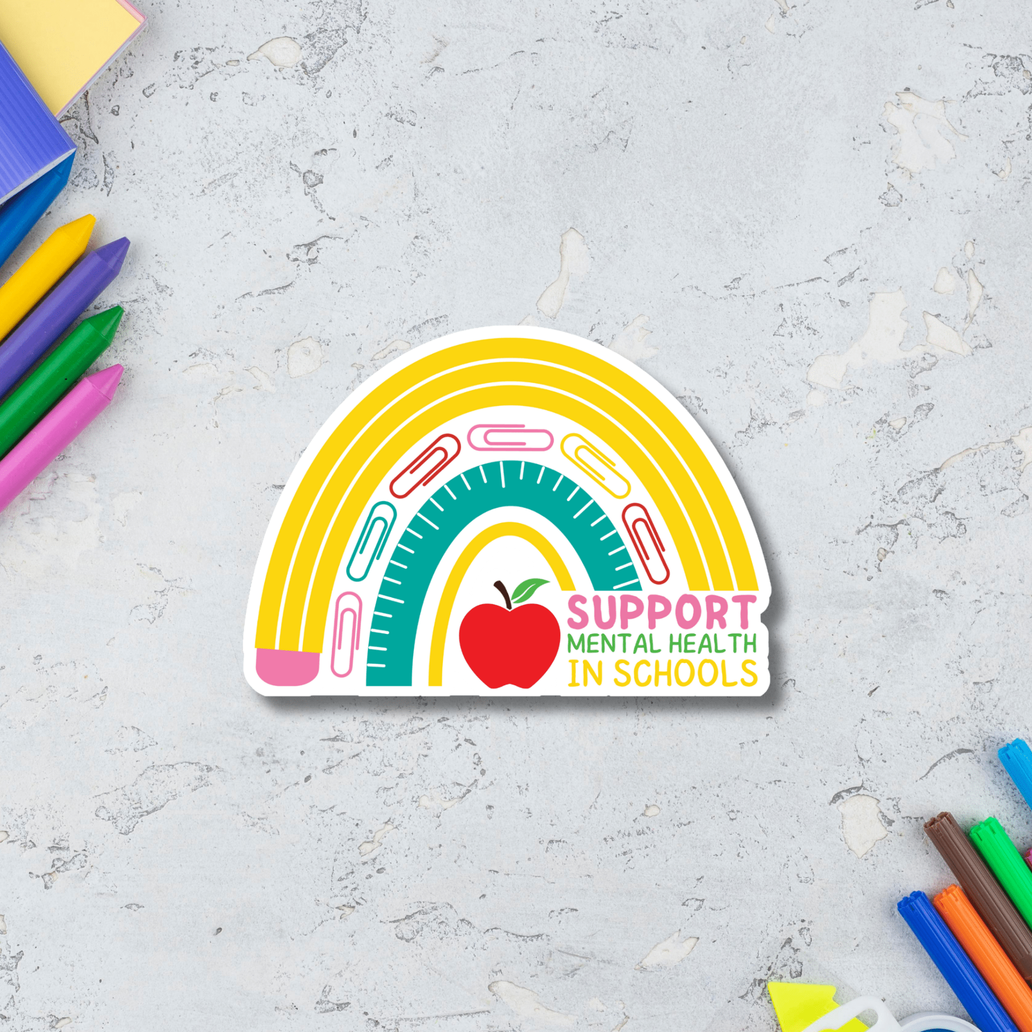 Stormy Vision - Wholesale Sticker - Support Mental Health In Schools Sticker | Teachers Schools3