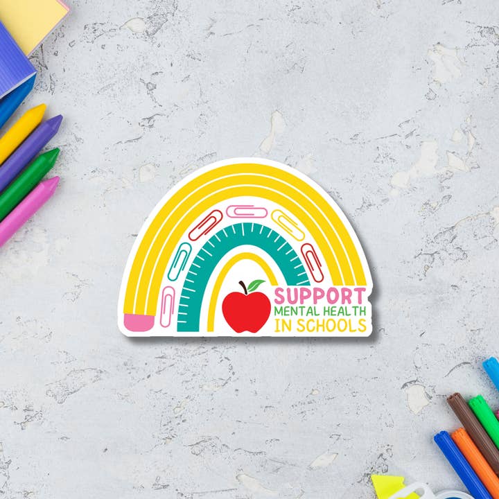 Stormy Vision - Wholesale Sticker - Support Mental Health In Schools Sticker | Teachers Schools3