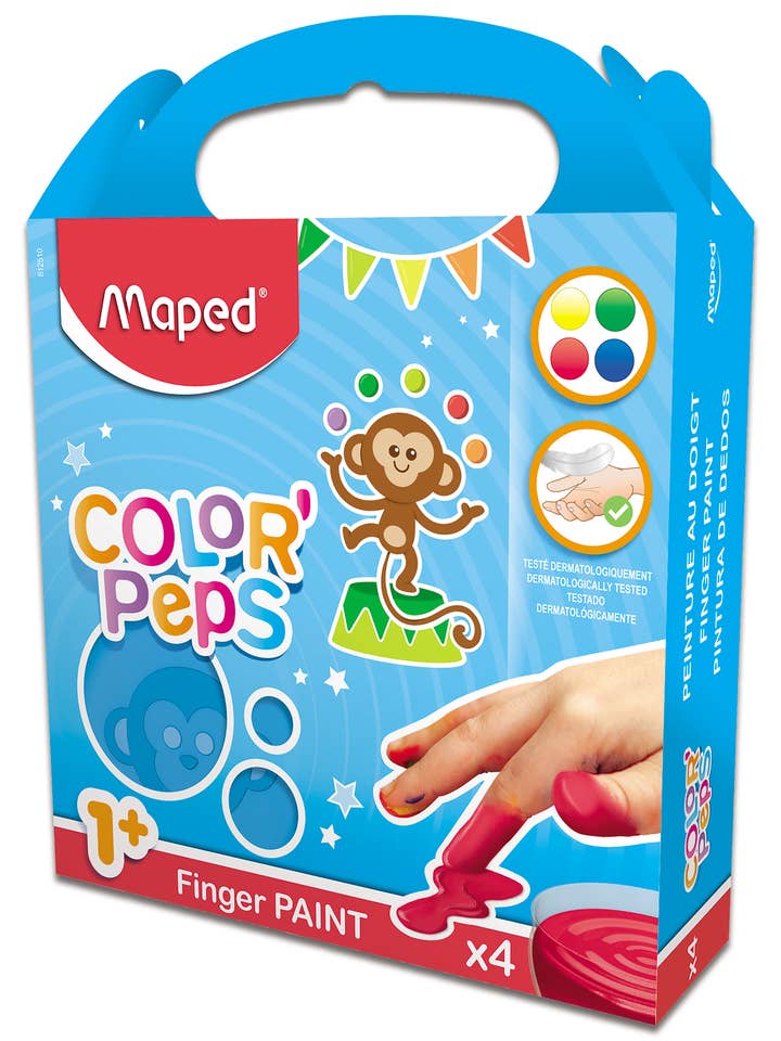 Color'Peps My First Premium Finger Paint x4 for wholesale by Maped Helix USA