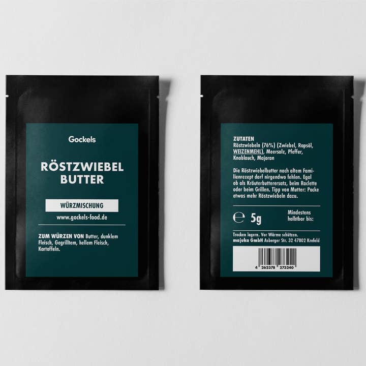 Gockels Genussmanufaktur – Großhandel Butter – Röstzwiebelbutter Gewürz