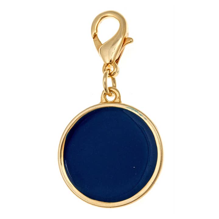 Fornash - Wholesale Individual Charm/Pendant - Monogram Gold Enamel Disc2