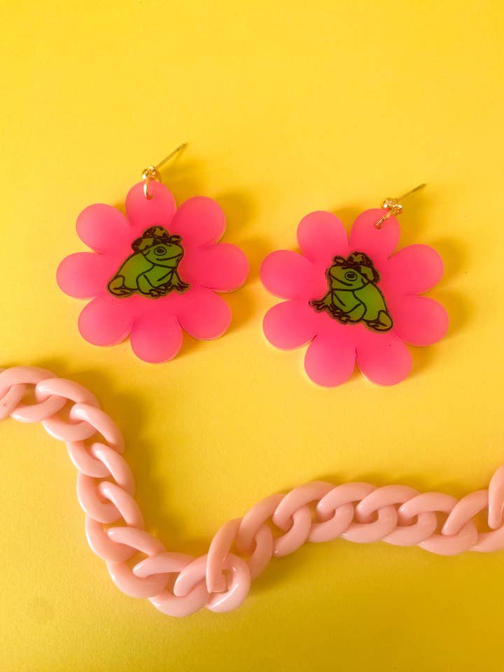 Yeehaw Frog Flowers for wholesale by No Guts No Glory Jewelry + Co