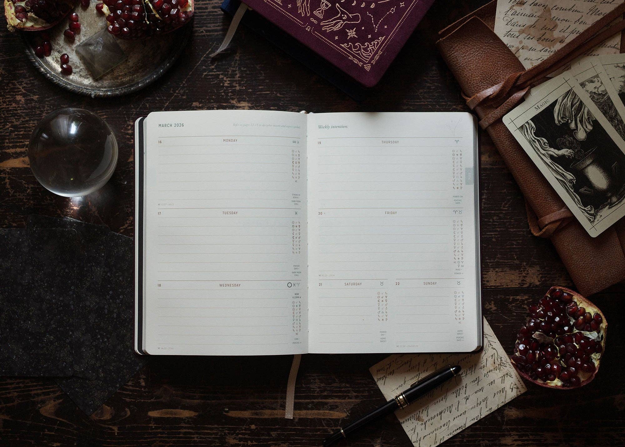 2026 Astrological Planner - Midnight for wholesale on Faire10