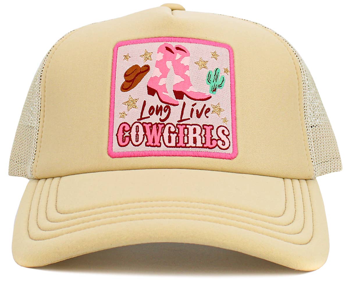 KBETHOS - Wholesale Trucker Hat - Women's - Long Live Cowgirls Meshback Ballcap3