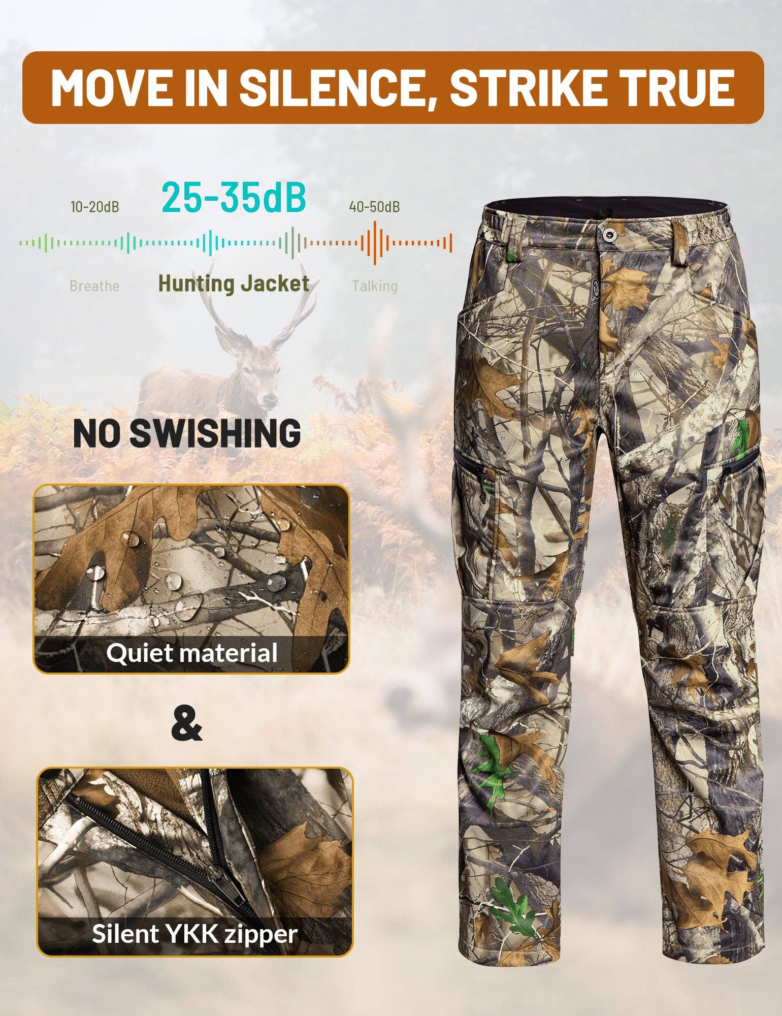 Antarctica Outdoors - Wholesale Pants - Men's - ANTARCTICA GEAR Hunting Heated Pants for Men with 12V 15000mAh Battery5