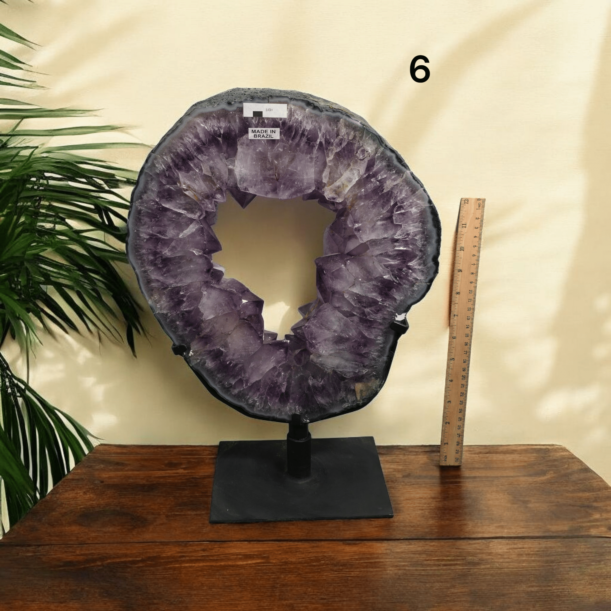 Rock Paradise - Wholesale Spiritual Stone/Crystal - Amethyst Crystal Portal on Rotating Stand - You Choose #17