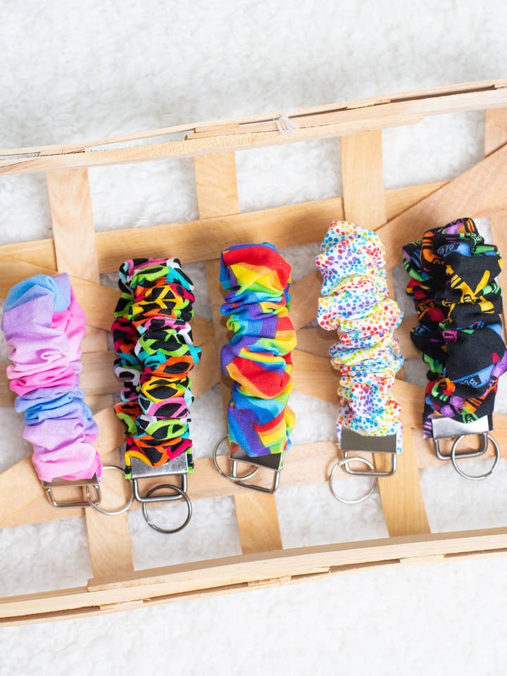Scrunchie Keychain for wholesale by Mama Bear Wholesale