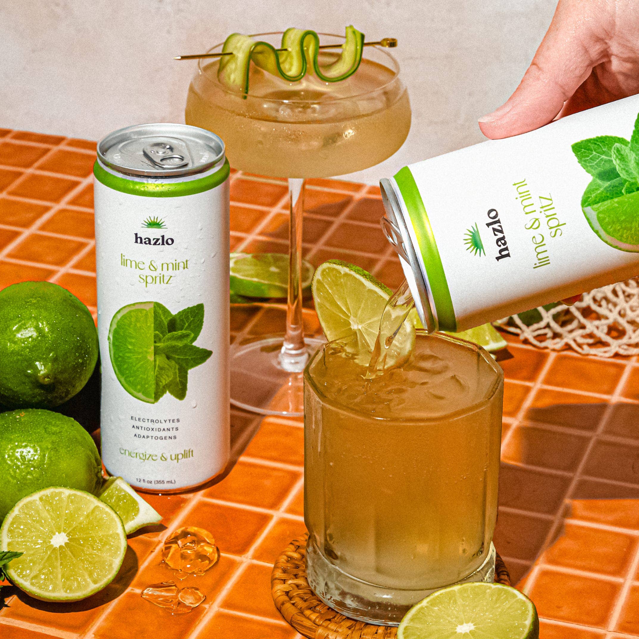 Hazlo - Wholesale Soda/Carbonated Drink - Lime & Mint Spritz1
