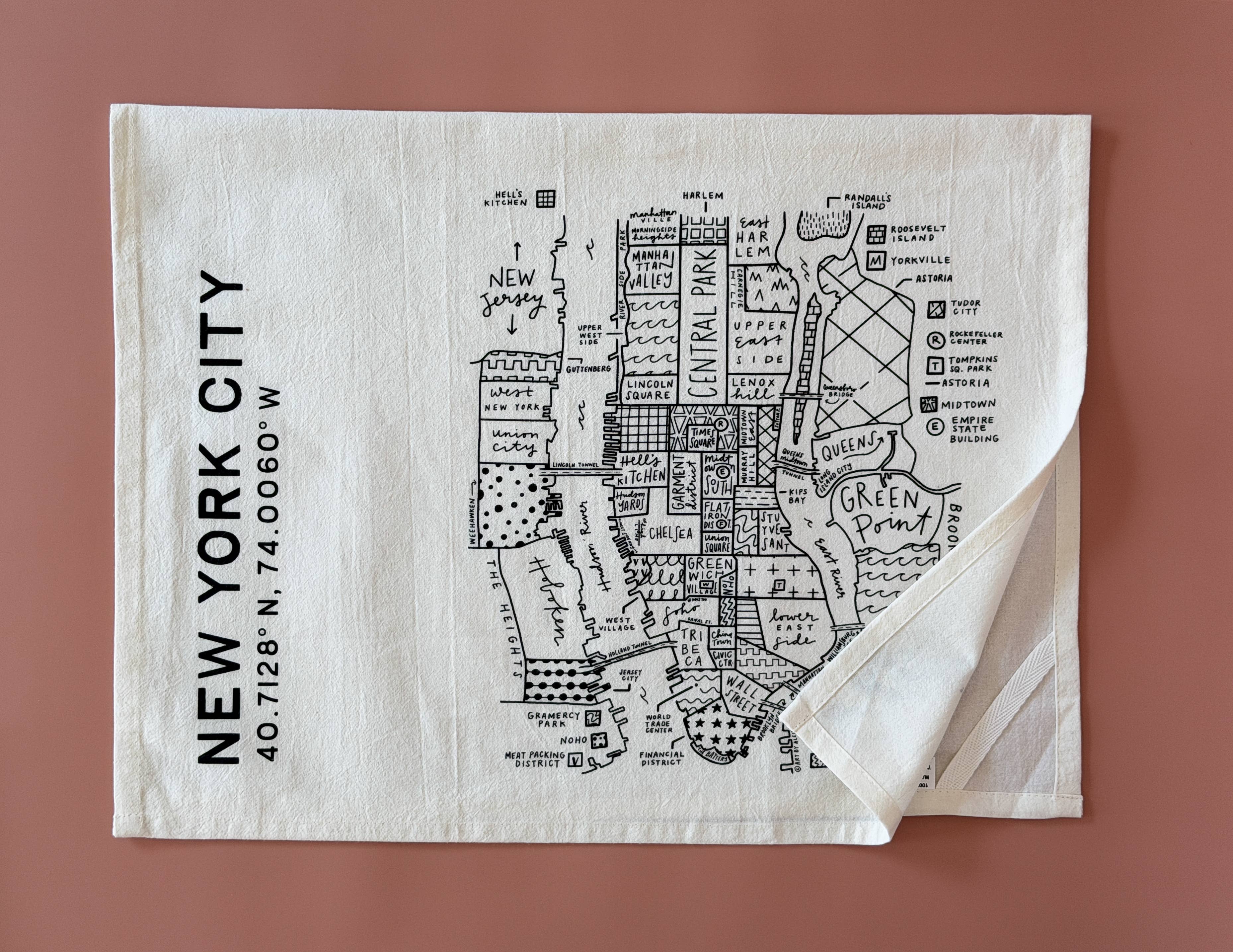 By Aleisha - Wholesale Tea Towel - New York City Tea Towel5