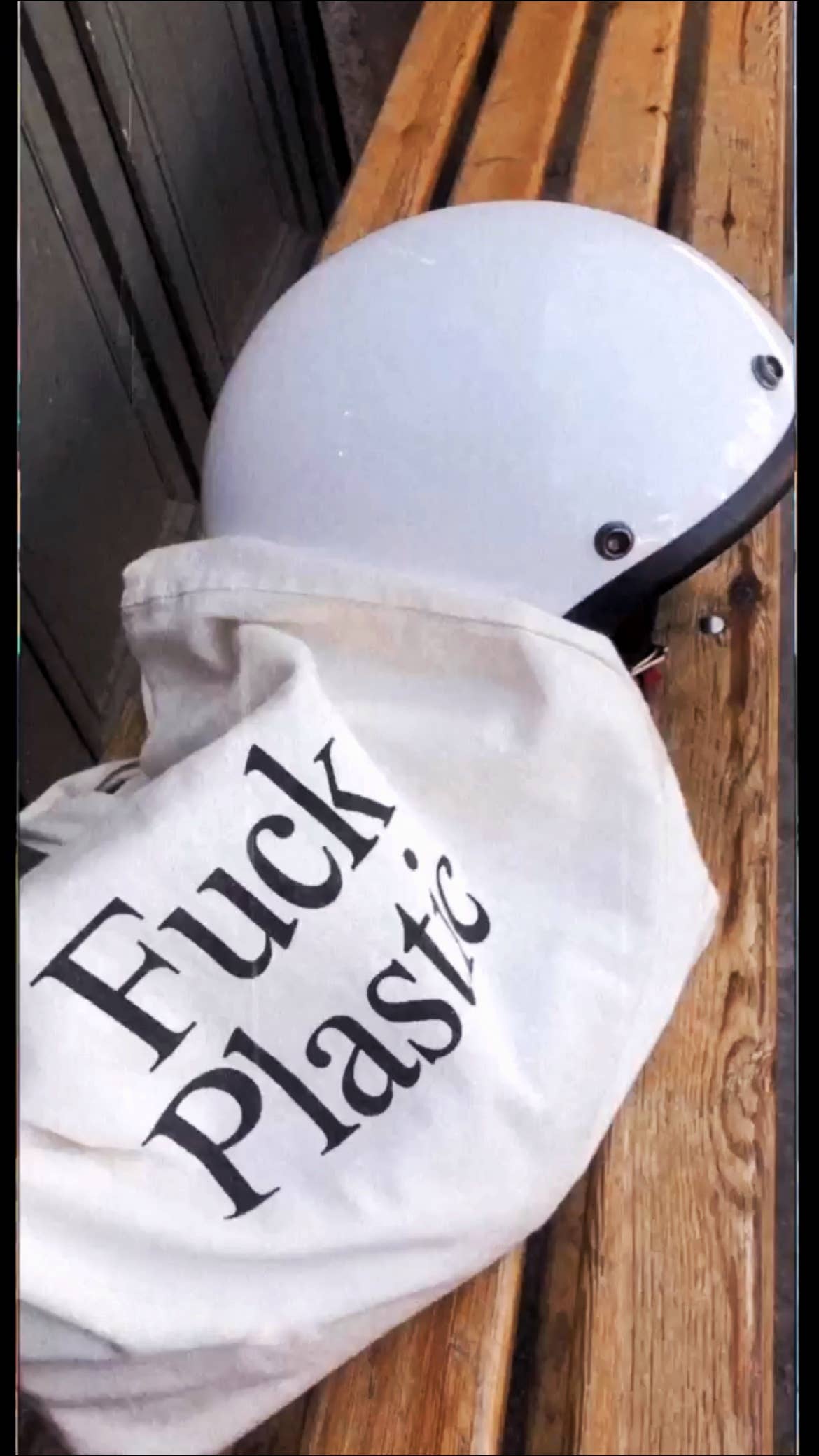 YES FUTURE - Vendita all'ingrosso Borsa tote - Unisex - Borsa tote FUCK PLASTIC3