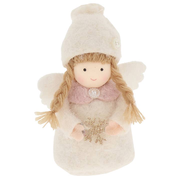 Joe Davies - Wholesale Christmas Decoration - Kraft Felt Fairy Sitting3