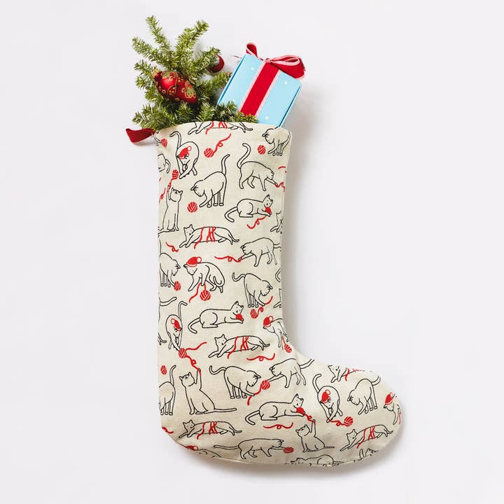 Seltzer Goods - Wholesale Holiday Stocking - Cats Stocking