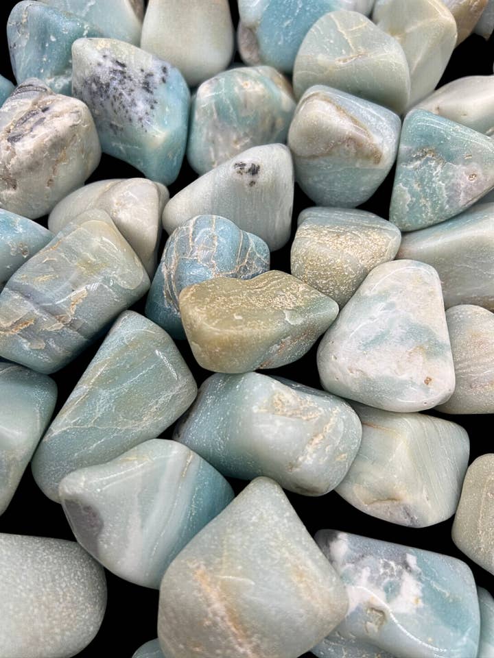 Geoworld - Tumbled Stone - Green Common Opal - XXL - 5 kg for wholesale by Geoworld Gallery