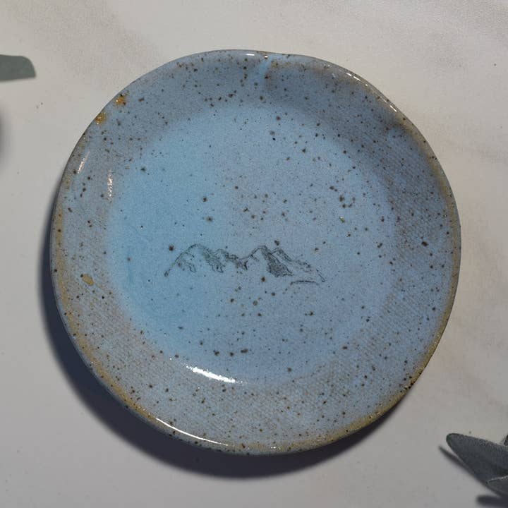 Mini Plate - Mountains for wholesale by Mud & Maker