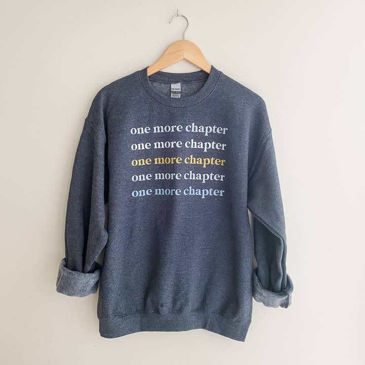 One More Chapter Sweatshirt | Dark Heather for wholesale on Faire