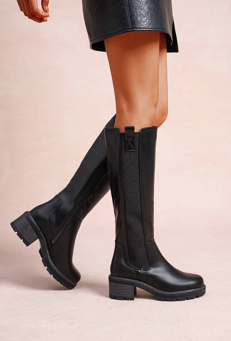 LADY GLORY – Großhandel Stiefel – Damen – Damen Stiefel Hoch – Schick Texturiert & Schlanke Silhouette8