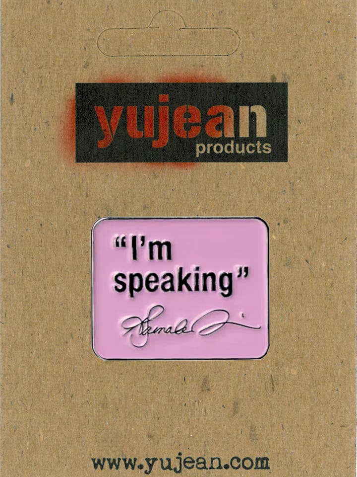 I'm Speaking Enamel Pin-E1122 for wholesale by Yujean