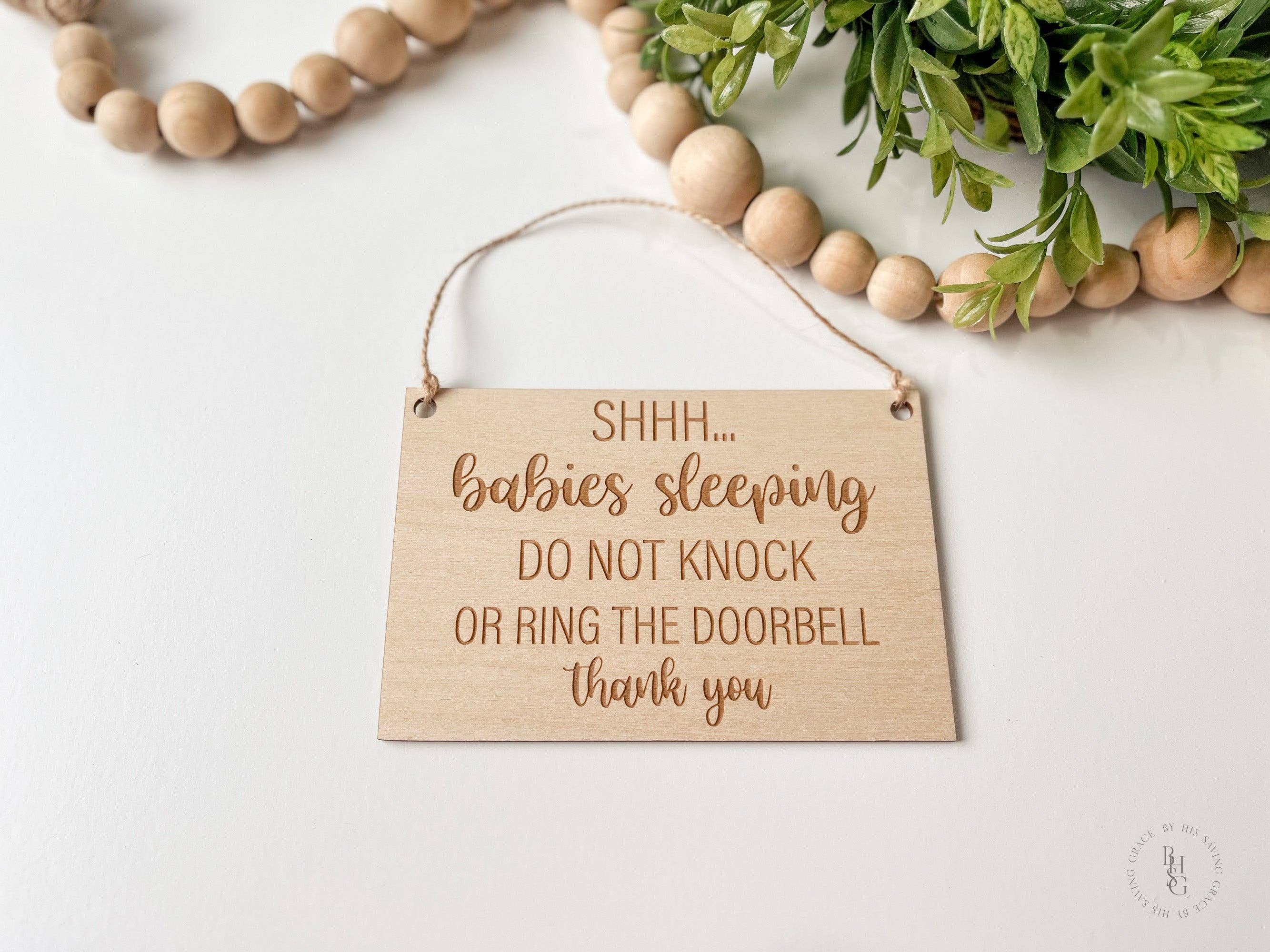 By His Saving Grace, LLC - Wholesale Sign - Wooden Do Not Disturb Sign For Doorbell1