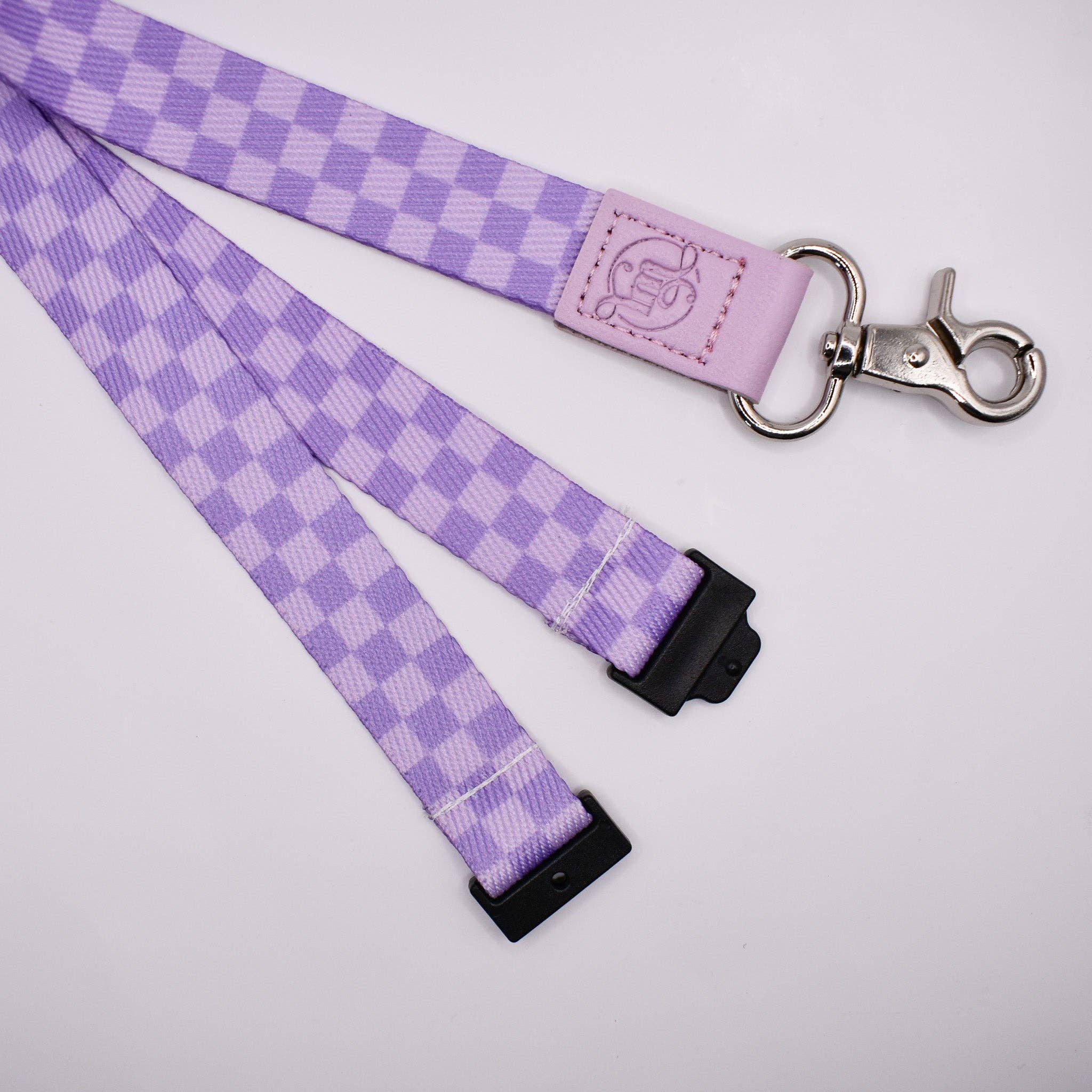 Lunamise - Wholesale Lanyard - Women's - Purple Checkered3