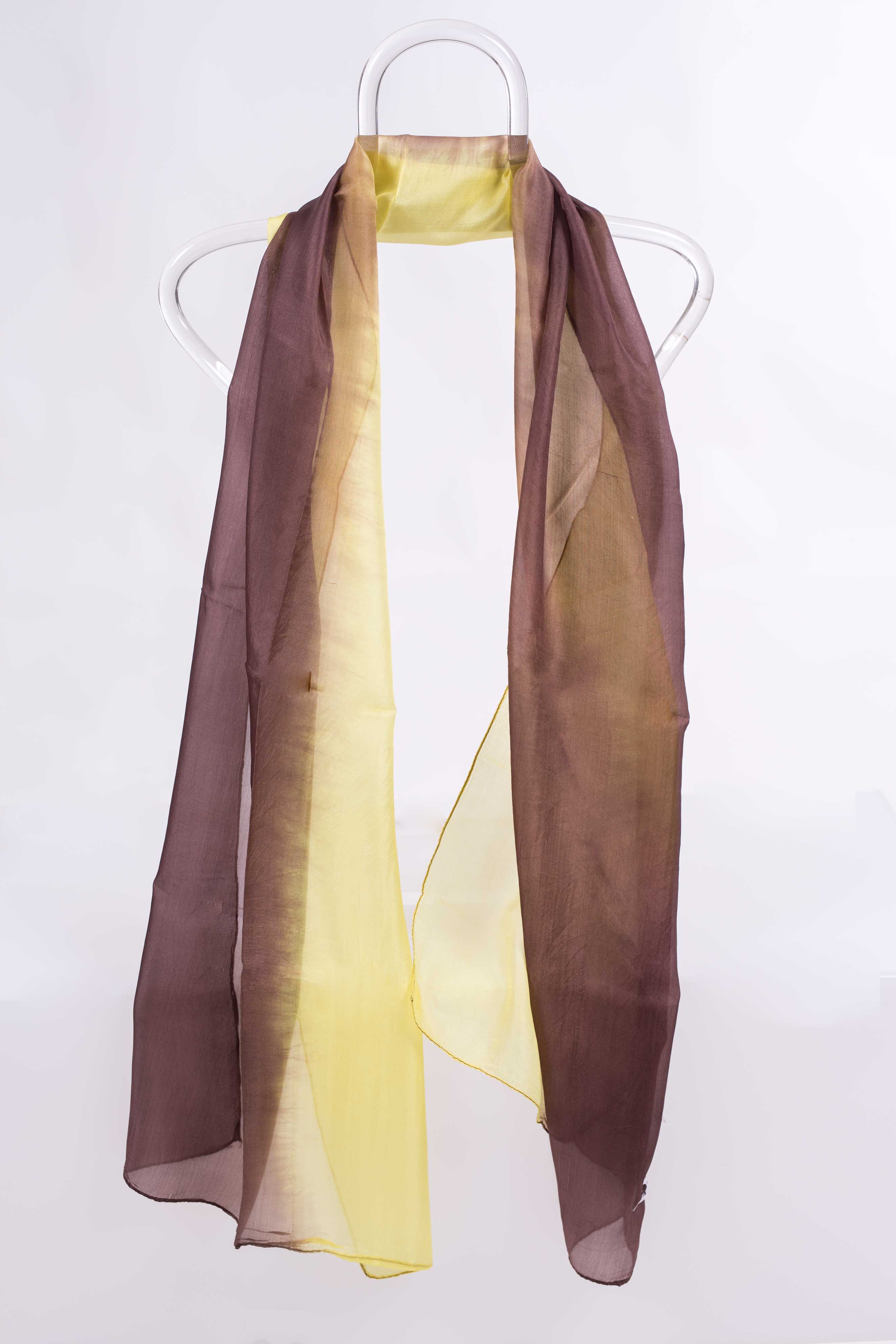 MR Complements - Wholesale Scarf - Women's - Two-tone natural silk scarf9