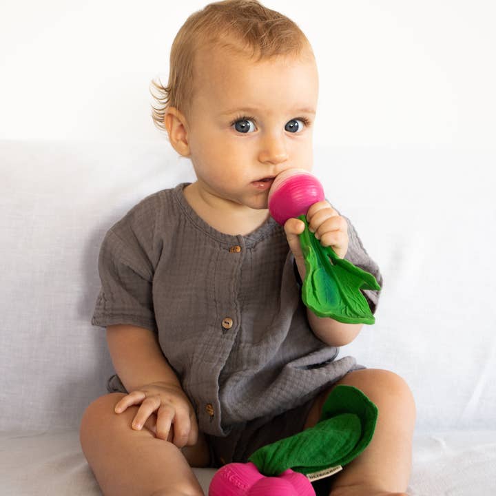 Oli & Carol - Wholesale Teether (Not Clip-On) - Baby - Ramona the Radish Mini DouDou Teether4
