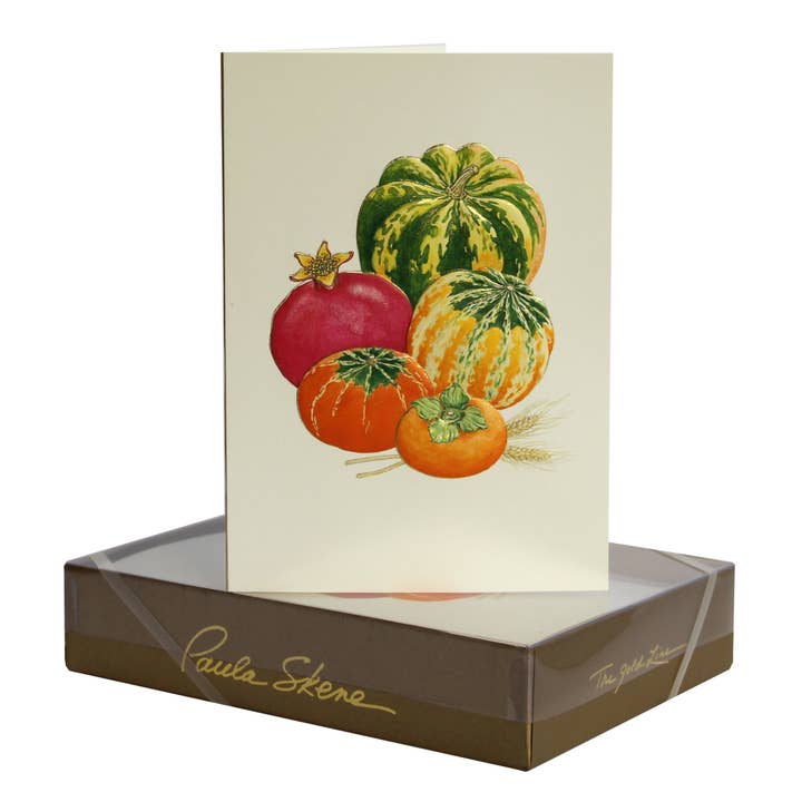 Squashes Thanksgiving Card for wholesale by PAULA SKENE DESIGNS