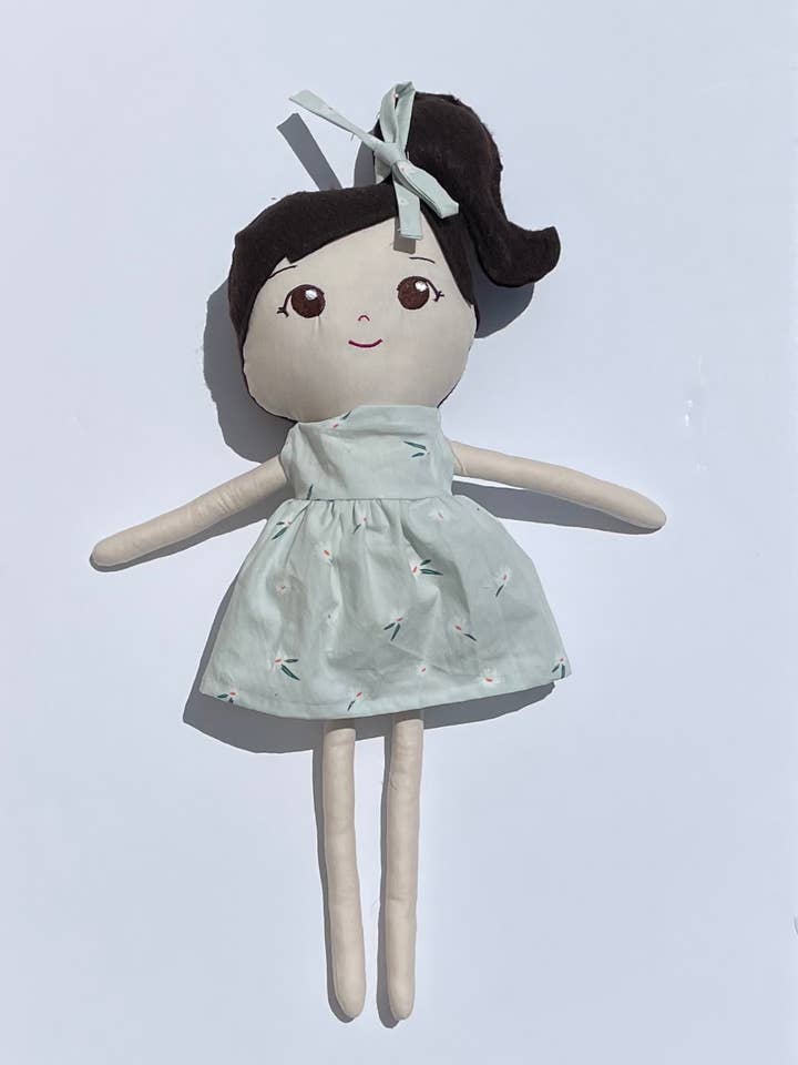 Gracie doll for wholesale by Stripes and olives