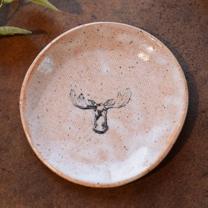 Mud & Maker - Wholesale Jewelry Dish - Mini Plate - Moose0