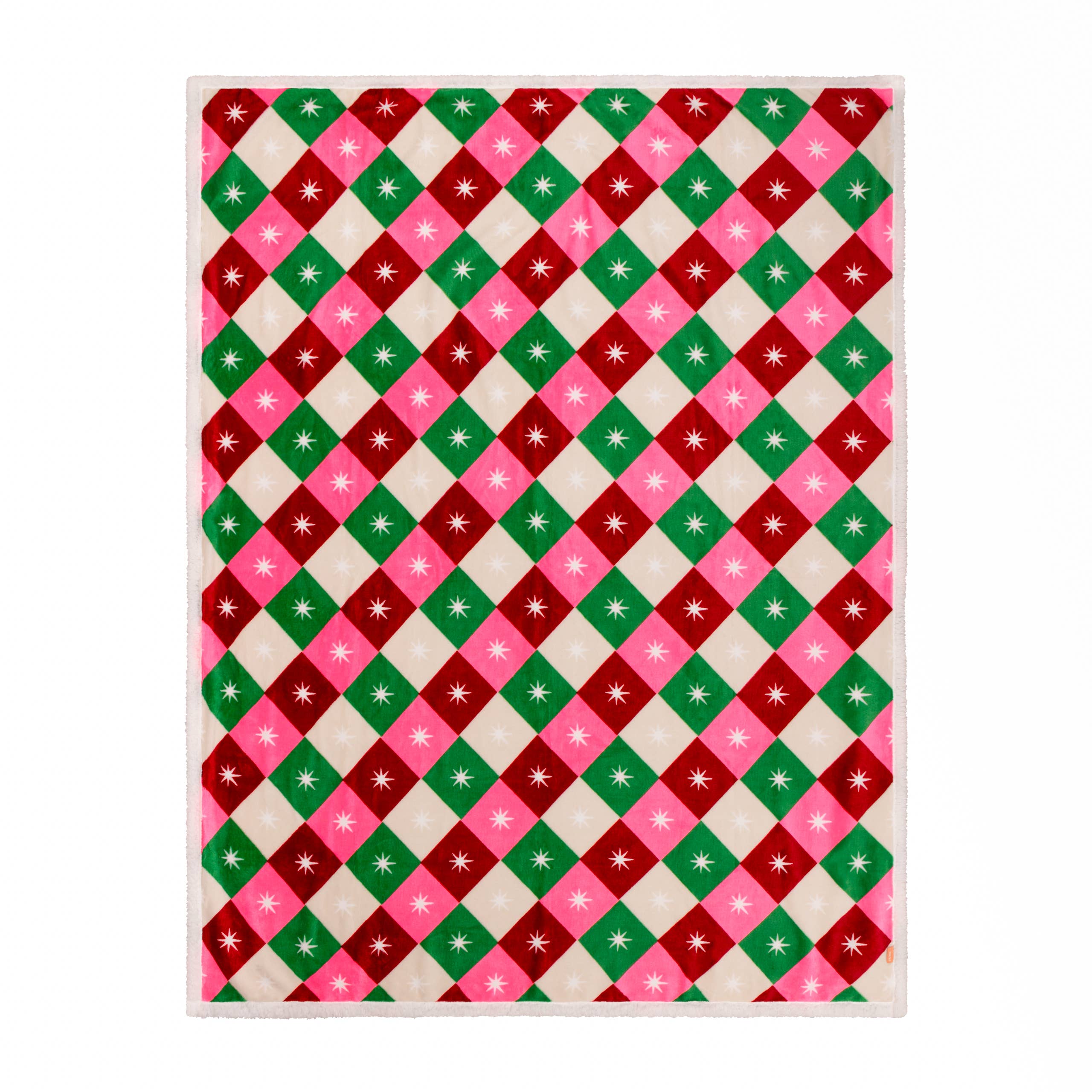 Multi Ster Sherpa Fleece Plaid Veelkleurig voor groothandel op Faire2