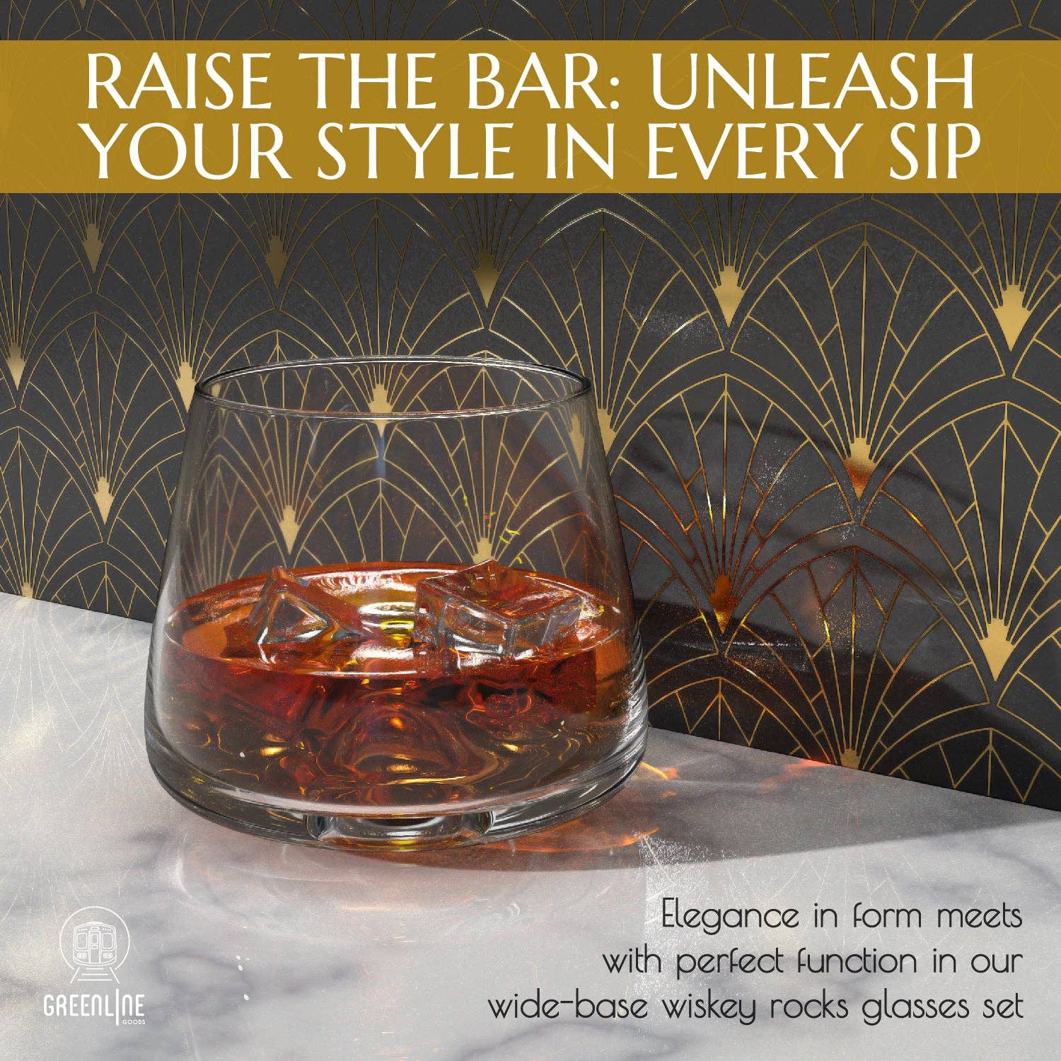 Greenline Goods - Wholesale Cocktail/Liquor Glass - Hand Blown Bourbon & Scotch Tasting Glasses1