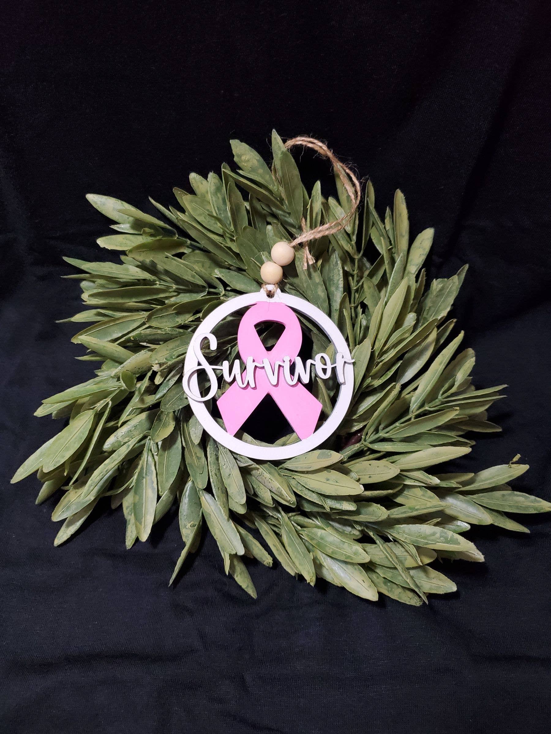 Heart n Sol - Wholesale Ornament - Awareness Breast Cancer Charm / Ornament1