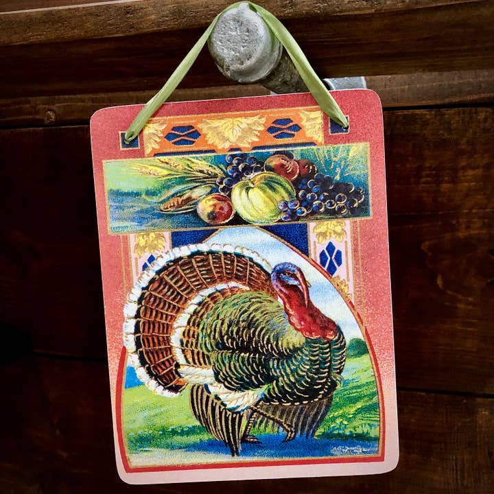 Panneau mural en bois Harvest Thanksgiving pour la vente par Yesterday's Best