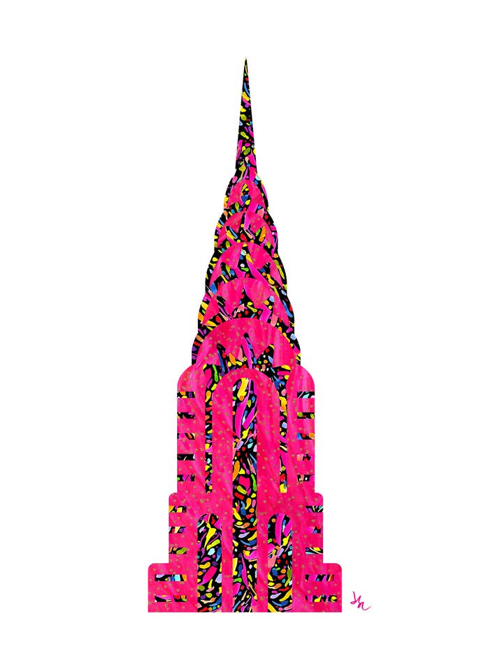 „I 💜 NY“ Acrylblock in Galeriequalität für den Großhandel von Gallery of Good®