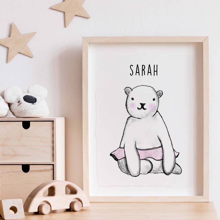 Ours en peluche personnalisé pour la vente par Mar&Ella