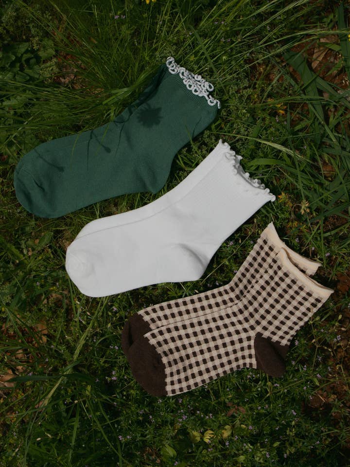 PACK DE CHAUSSETTES GINGHAM GROVE pour la vente par Beaten Path Co