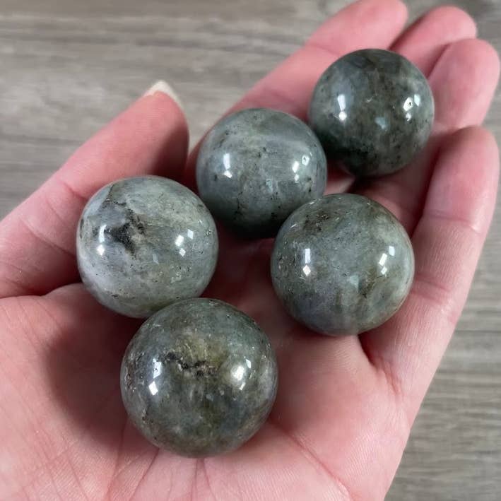Labradorite Crystal Sphere 25mm | Polished Gemstone Ball for wholesale by Keystone Crystals