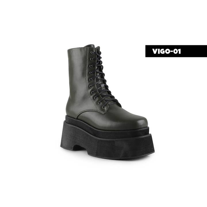 Anthony Wang - Wholesale Combat/Military Boots - Women's - OT VIGO-01 LACE-UP PLATFORM BOOTS1