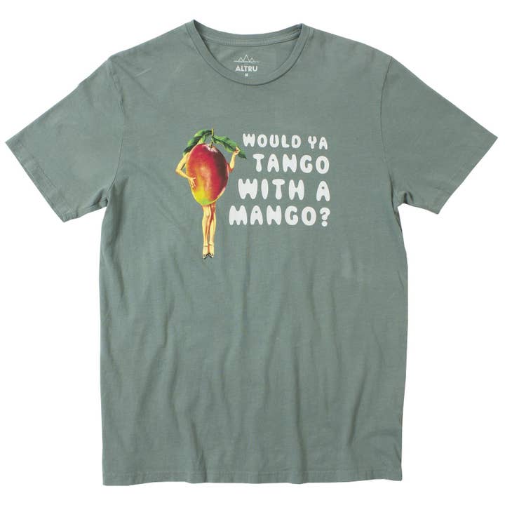 Camiseta estampada verde esmeralda Mango Tango de Altru Apparel para venta al por mayor de Altru Apparel