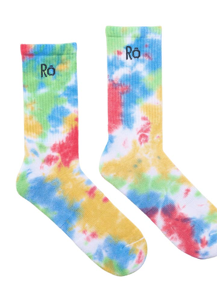 Tie Dye Bamboo Socks for wholesale by Rō