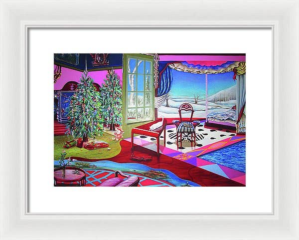 Sharon Tatem Fashion LLC - Wholesale Painting/Drawing - Christmas Painting - Framed Print10