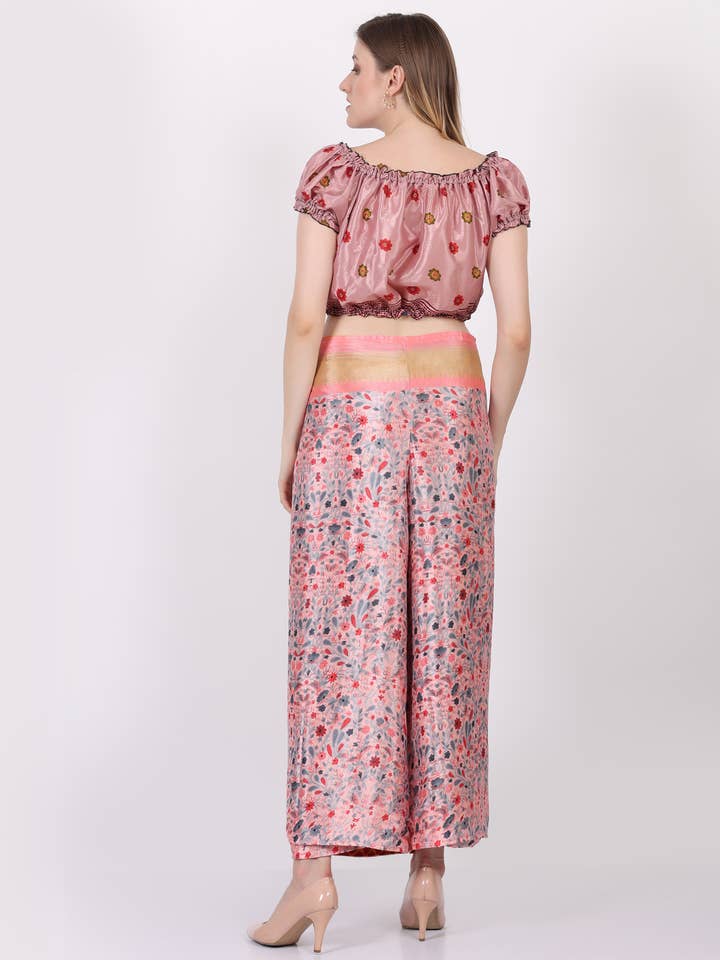 Wevez - Wholesale Pants – Women's - Women's Printed Thai fisherman Slit Leg wraps Pant Wholesale8