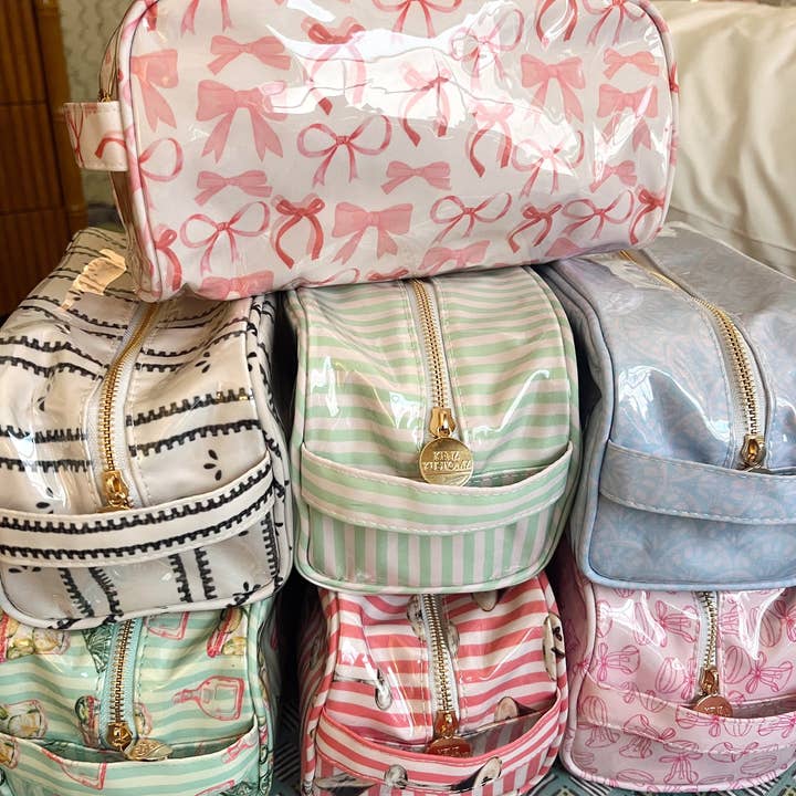KENZKUSTOMZ - Wholesale Toiletry Bag - Women's - Clear Coat Toiletry Dopp Kit25