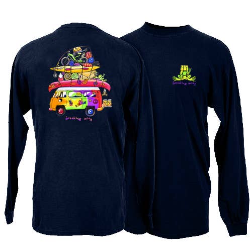 Loaded Van Adult Long Sleeve T-Shirt for wholesale by Peace Frogs