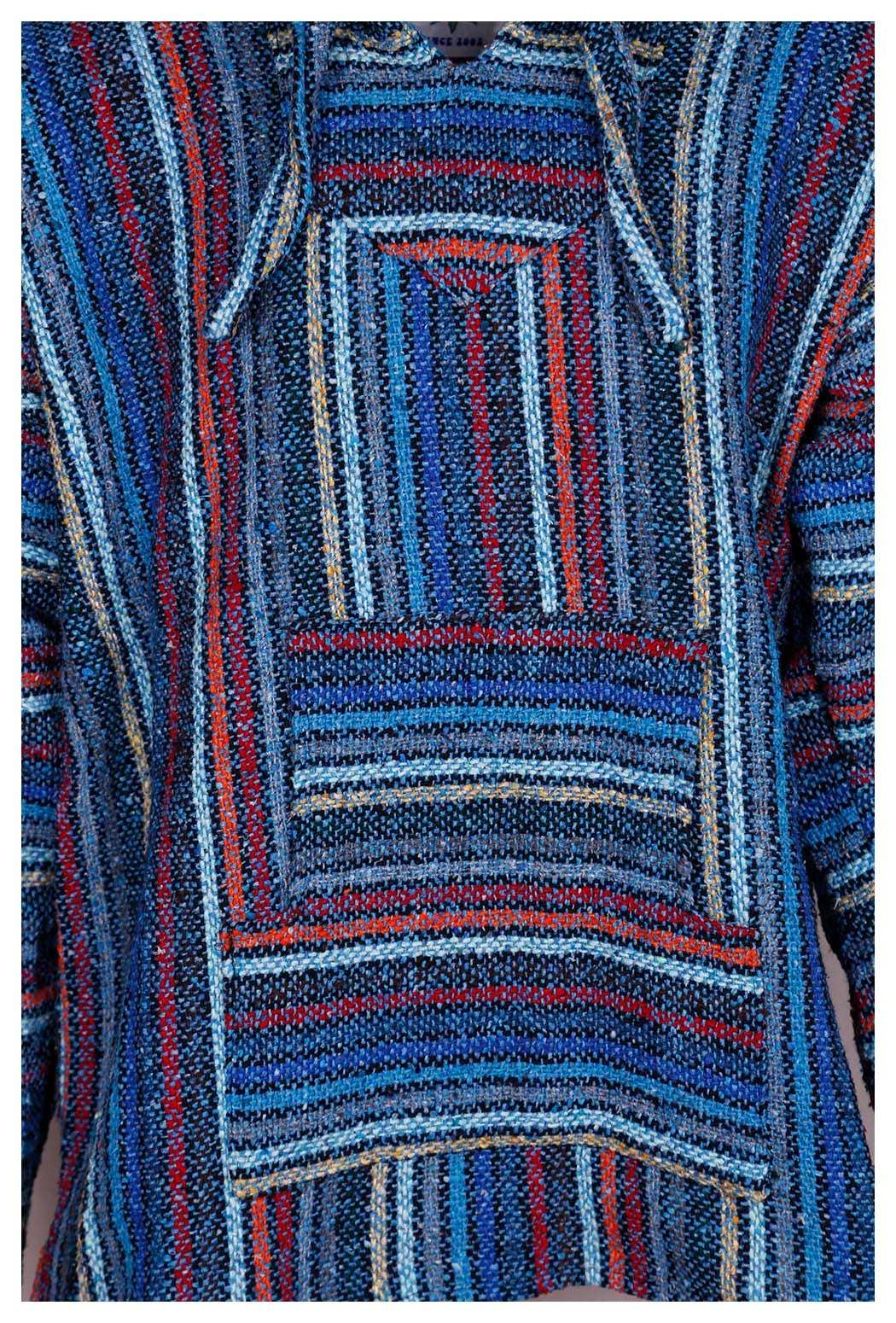 Sunshine Joy - Wholesale Hoodie - Unisex - Baja Joy High-Quality Pull-Over Hoodie Pinata Stripe4