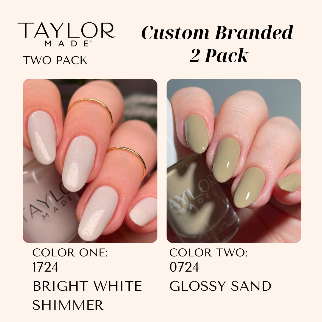 Taylor Made Polish – wholesale Nail polish – Custom Nail Polish: 2 Pack Long-wearing + Vegan + Non-toxic183