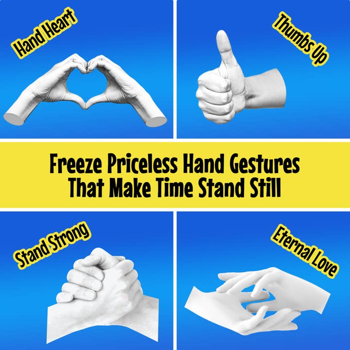 Gotham Steel/Granitestone - Wholesale DIY Craft Kit - Kids - 5-Minute Crafts - Hand Plaster Making Kit for Kids 4